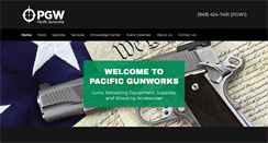 Desktop Screenshot of pacificgunworks.com