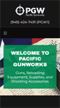 Mobile Screenshot of pacificgunworks.com